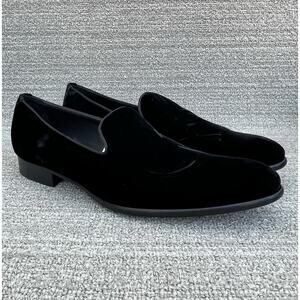 To Boot New York ADAM DERRICK Formal Plush Black Velvet Loafer Men's Size 11 US